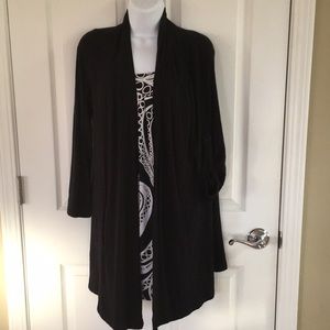 Shawl collar two way dress/top
